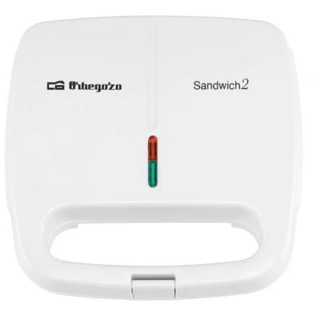 Orbegozo Sandwichera SW 4915 800W para 2 Sándwiches
